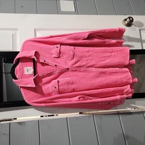 Aerie hot pink lumberjane